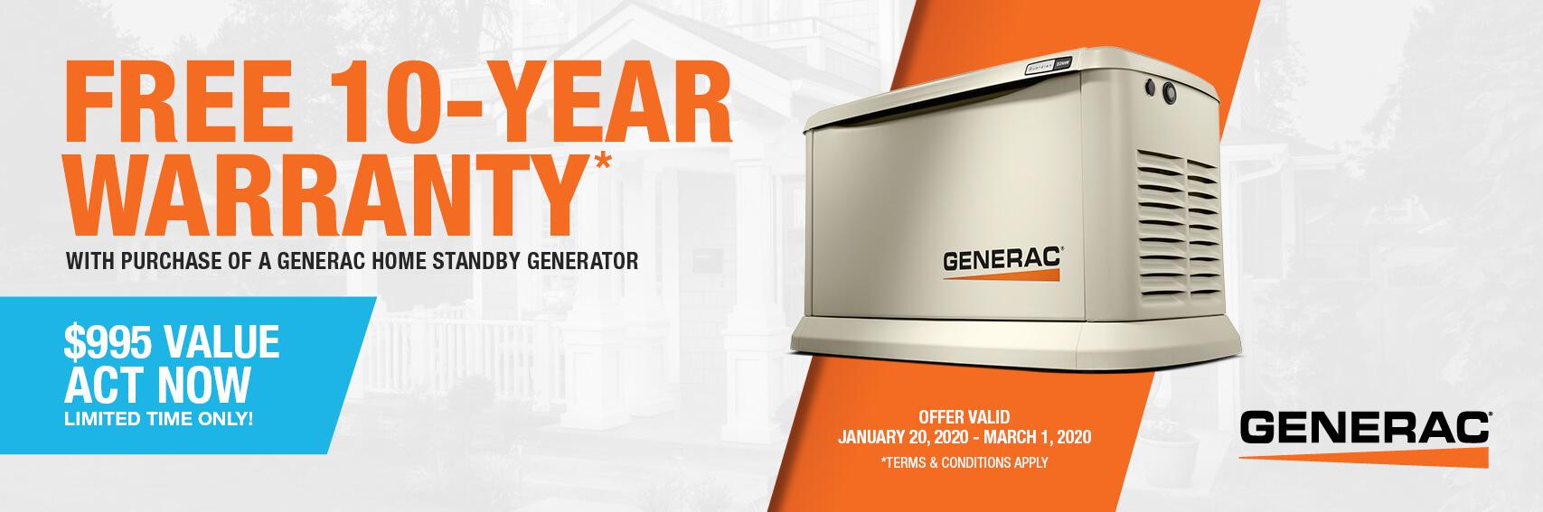 Homestandby Generator Deal | Warranty Offer | Generac Dealer | Beardsley, MN